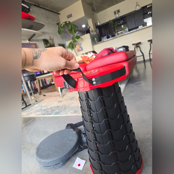 Outdoor Republic Clic Chair Red And Black - Picture 4 of 9